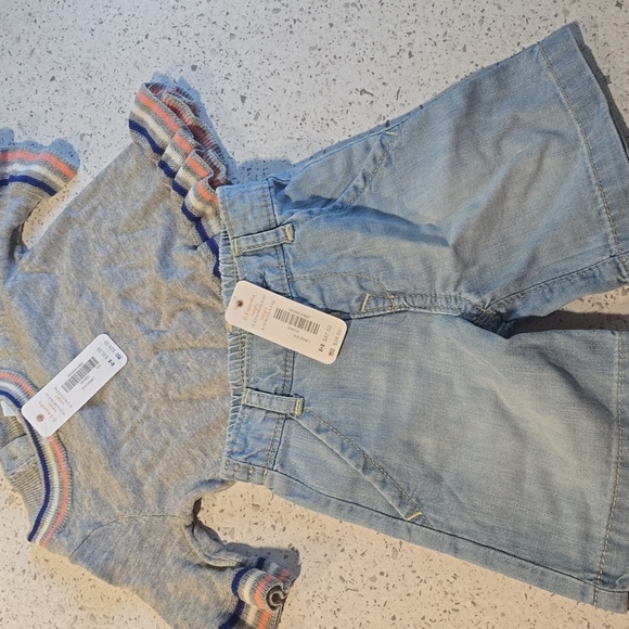 Nwt Gymboree 2 Piece Outfit 0-3 Mons New Born Girl New - Picture 2 of 4